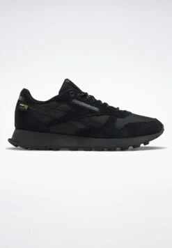 Reebok Classic Classic Leather Unisex - Trainers - Core Black/Core Black/Pure Grey -Fashion Shop 052872df7b3e4ad88dbc79df673baf5b