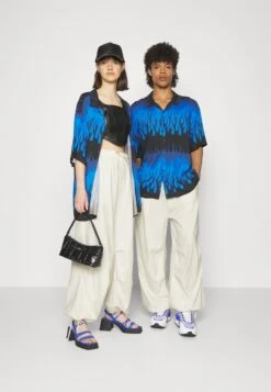 YOURTURN Genderless Parachute Unisex - Trousers - White 9 YOURTURN Genderless Parachute Unisex - Trousers - White -Fashion Shop 06e39912308e4b91a4cd76863ad2e3c3