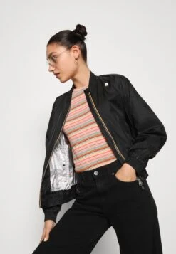 K-Way Amaurette Iridiscent - Bomber Jacket -Fashion Shop 0ae76e59df104fe5b2e7fafdf215e897