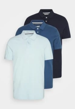 Pier One 3 Pack - Polo Shirt - Light Blue/Blue/Dark Blue -Fashion Shop 0ff6d1a0739145f6be830ca146804cdf