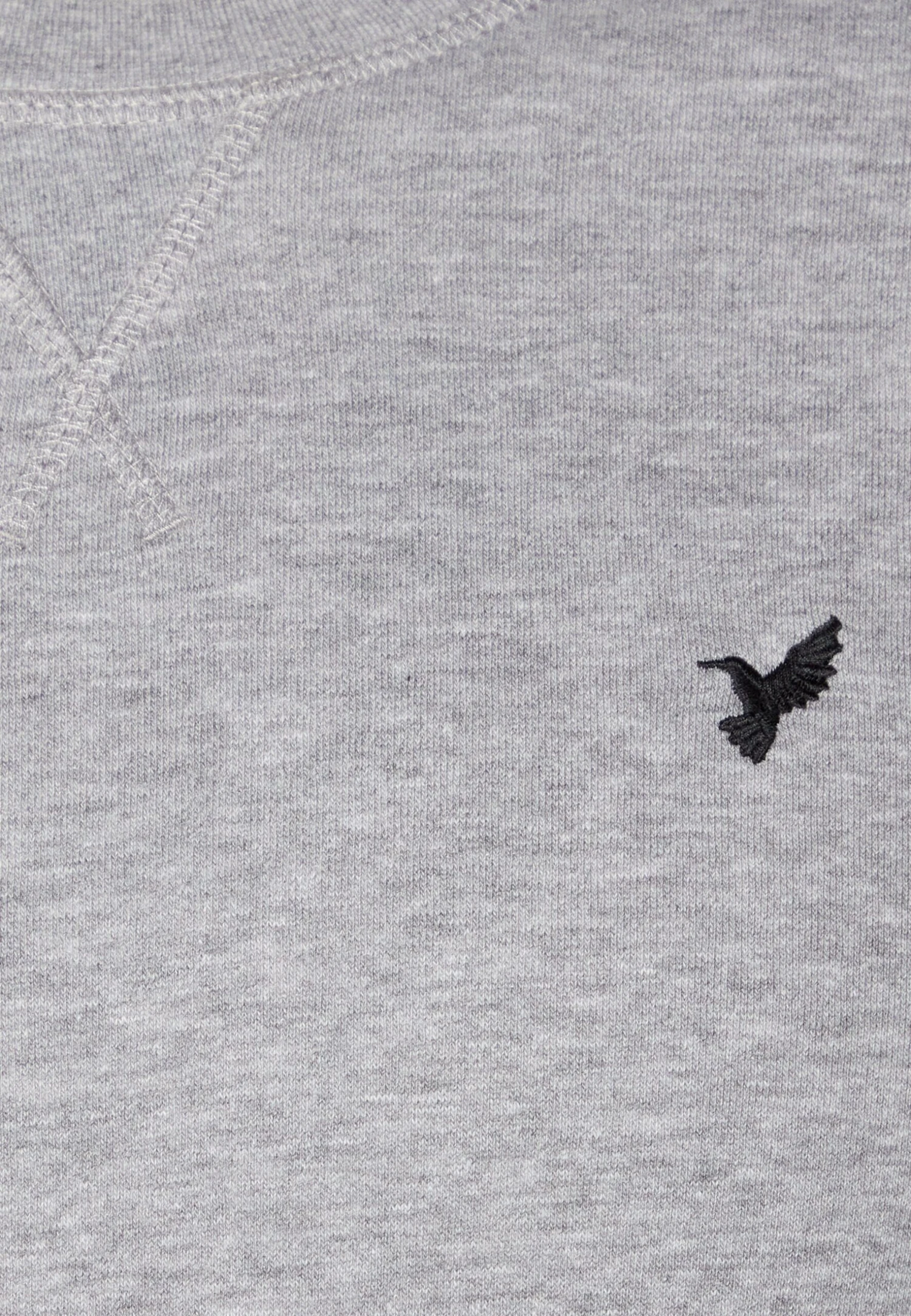 Pier One Sweatshirt - Black/Mottled Grey 7 Pier One Sweatshirt - Black/Mottled Grey - Image 5