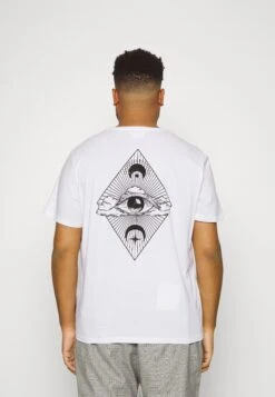 YOURTURN Eye Moon Tee Unisex - Print T-Shirt - White