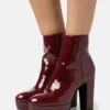Anna Field High Heeled Ankle Boots - Dark Red 1 Anna Field High Heeled Ankle Boots - Dark Red -Fashion Shop 29afa27dd17a4f52a2eb7e4e04d9d3af