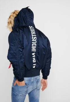 Alpha Industries Hooded Custom - Winter Jacket - Rep Blue -Fashion Shop 29c462672df14e12acd540947947b7b5
