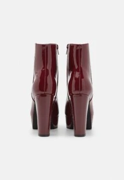 Anna Field High Heeled Ankle Boots - Dark Red -Fashion Shop 2a5b99900a9343c581fcd9117be722b4
