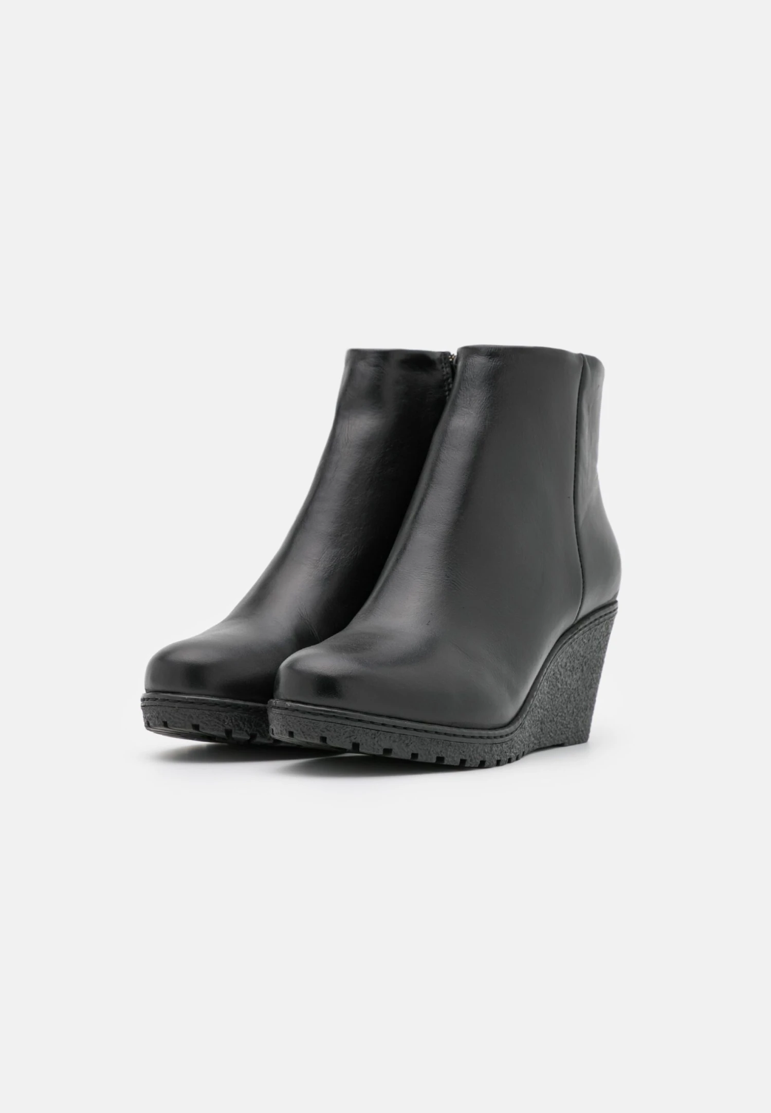 Anna Field Leather Winter Boot - Wedge Ankle Boots 5 Anna Field Leather Winter Boot - Wedge Ankle Boots - Image 3