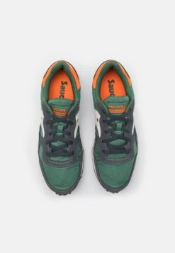 Saucony Dxn Trainer Unisex - Trainers - Green/Orange -Fashion Shop 34a356c2a4954f70bde267d3a56b4e99