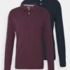 Pier One 2 Pack - Polo Shirt - Bordeaux/Dark Blue -Fashion Shop 3f434e0c318b4531bbab1dd44fe0092a
