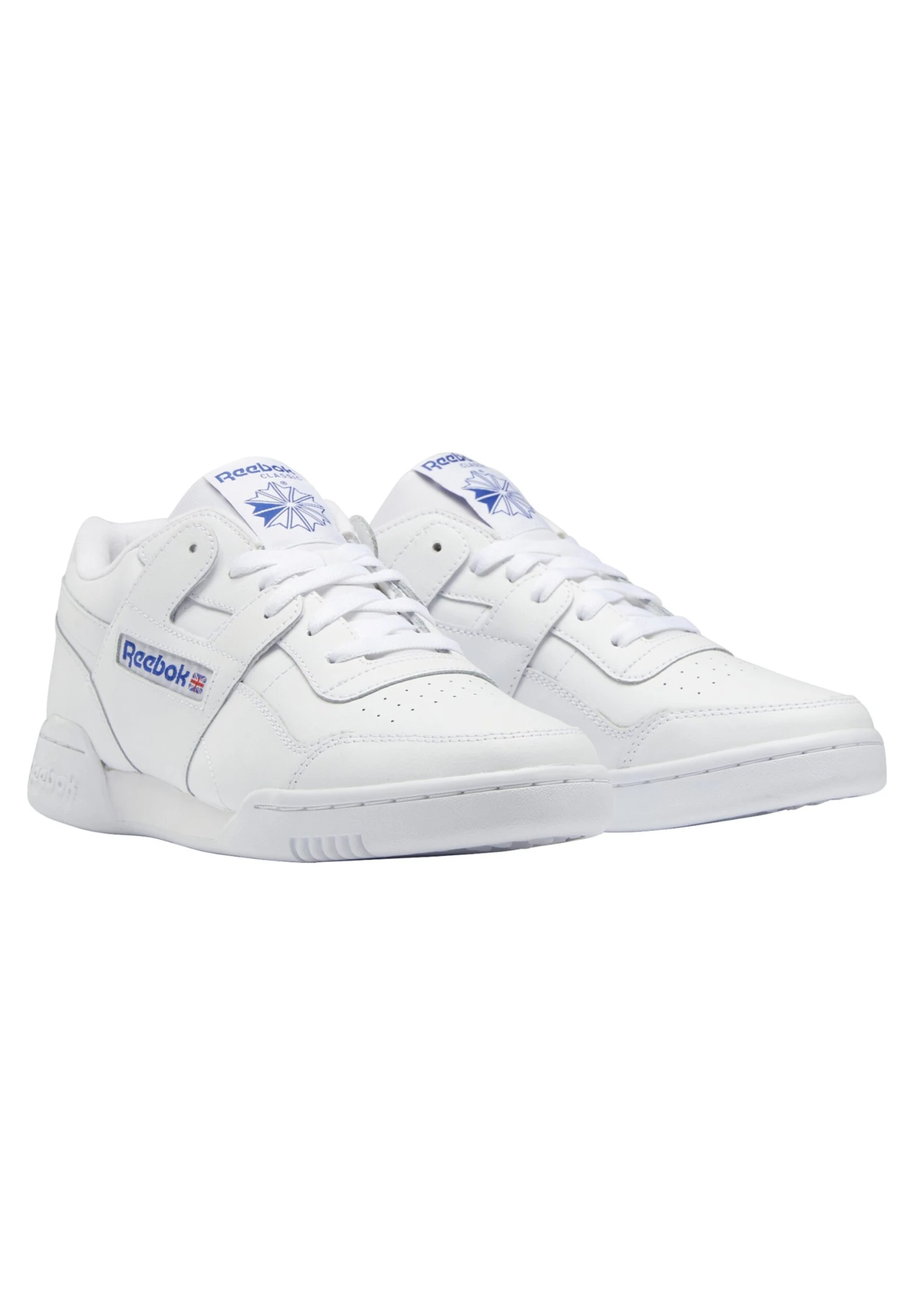 Reebok Classic Workout Plus - Trainers - Ftwr White/Ftwr White/Classic Cobalt 4 Reebok Classic Workout Plus - Trainers - Ftwr White/Ftwr White/Classic Cobalt - Image 2
