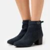 Anna Field Leather - Classic Ankle Boots - Dark Blue -Fashion Shop 47f1a49287bb48d2a5e36a7afe2ac428