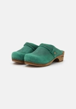 Sanita Ursana Open - Clogs - Dark Green -Fashion Shop 4a71c5517a8a41ea830dc12b96ef542e