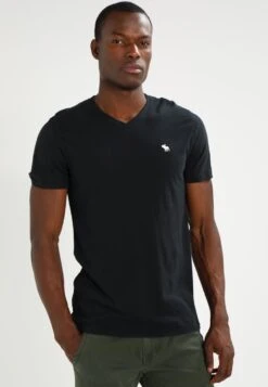 Abercrombie & Fitch Vneck 3 Pack - Basic T-Shirt - White/Black/Grey -Fashion Shop 4bb0fc649e7a4bd6bddd10eb89823e18