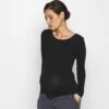 Nursing Function Longsleeve Tee - Long Sleeved Top - Black 2 Nursing Function Longsleeve Tee - Long Sleeved Top - Black -Fashion Shop 5382ce6fab8443cc880de5409660ec05