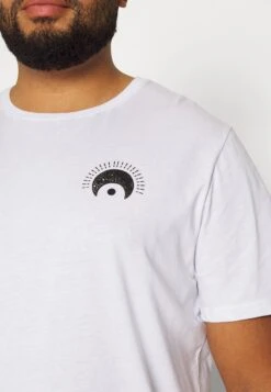 YOURTURN Eye Moon Tee Unisex - Print T-Shirt - White -Fashion Shop 56ce331059a24c8899d65fca950cb314