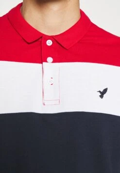 Pier One Polo Shirt - Red/White/Dark Blue -Fashion Shop 77fecd7f6e784808ac07dd8df08bd3eb