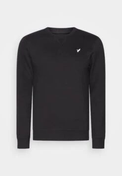 Pier One Sweatshirt - Black/Mottled Grey 10 Pier One Sweatshirt - Black/Mottled Grey -Fashion Shop 7954a7df4b094e52bda097136e48cead