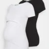 Nursing 2Er Pack - Basic T-Shirt - Basic T-Shirt - Black/White -Fashion Shop 7e412bf4245e43a7bceaa549785a02e3