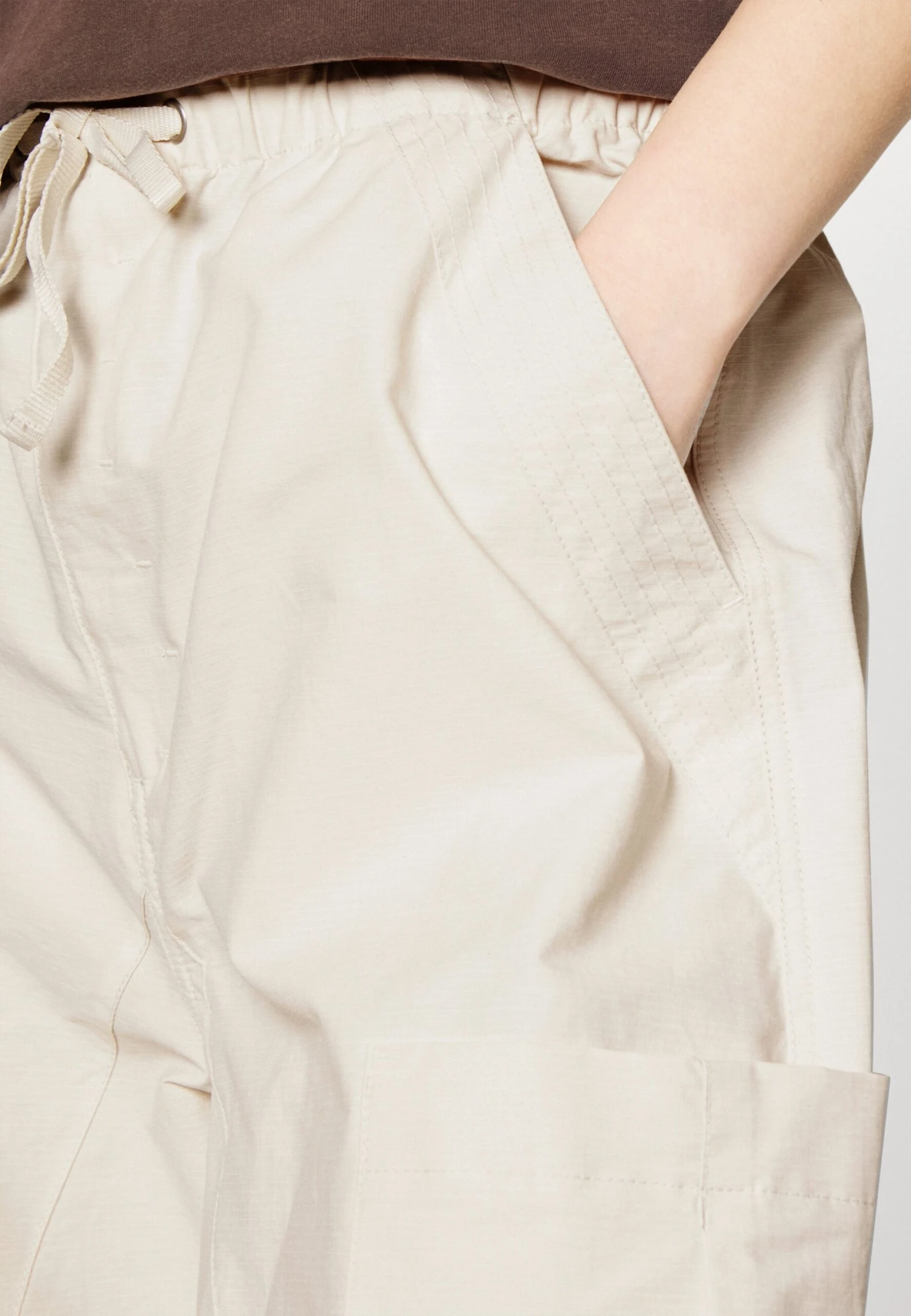 YOURTURN Unisex - Cargo Trousers - White 7 YOURTURN Unisex - Cargo Trousers - White - Image 5