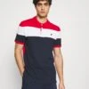 Pier One Polo Shirt - Red/White/Dark Blue -Fashion Shop 8972fdaae98b4391b63785d05e2ecd3f
