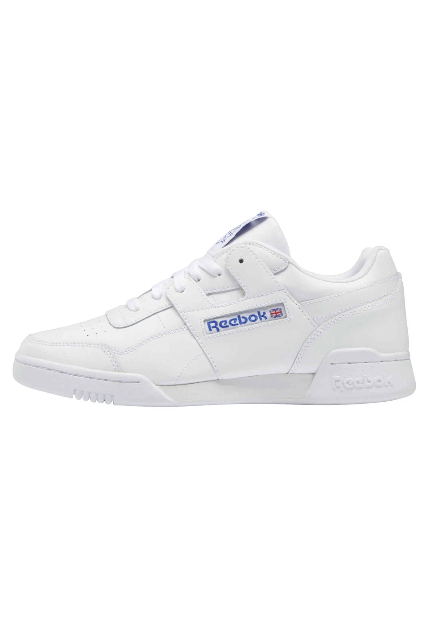 Reebok Classic Workout Plus - Trainers - Ftwr White/Ftwr White/Classic Cobalt 3 Reebok Classic Workout Plus - Trainers - Ftwr White/Ftwr White/Classic Cobalt