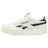 Reebok Classic Club C Double - Trainers - Chalk Core Black Chalk -Fashion Shop 931665588f5644359e072f974de8b5d7