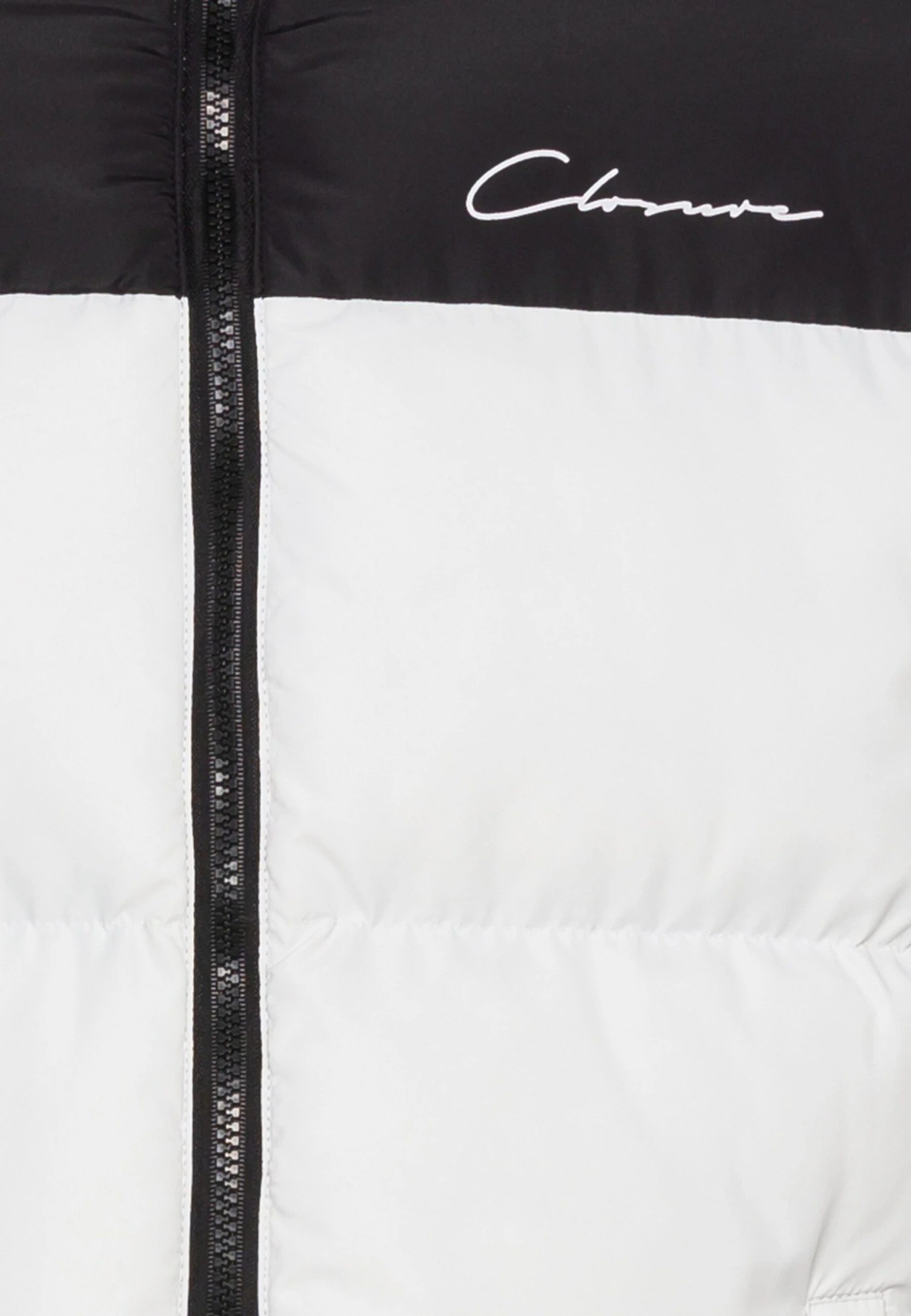 Contrast Puffer Jacket - Winter Jacket - White 5 Contrast Puffer Jacket - Winter Jacket - White - Image 3