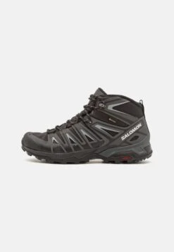 Salomon X Ultra Pioneer Mid Gtx - Hiking Shoes - Black/Magnet/Monument -Fashion Shop 97b5d221d99f4600ac159eae9d33765d