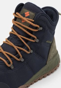 Columbia Fairbanks Omni-Heat - Winter Boots - Abyss/Dark Adobe -Fashion Shop 97ec56837dd146c09fcedfc945d74f12