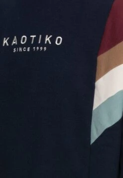 Kaotiko Crew Seattle Unisex - Sweatshirt - Navy/Dark Burgundy/Ivory -Fashion Shop 98157f4454864c1abdca5def21c73e2c