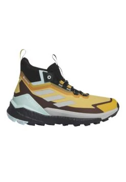 Adidas TERREX Free Hiker 2 Gore-Tex- Hiking Shoes - Preloved Yellow/Silver/Semi Flash Aqua -Fashion Shop 986a42dc65b440bb95f9ec5bbb43d014