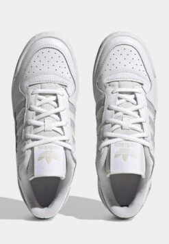 Adidas Originals Forum Low- Trainers - Cloud White Silver Dawn Off White -Fashion Shop 9ee0490f6fd14107b8132a6b7356afc2