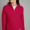 Aria 1/4 Zip Eco Macaroni - Jumper - Berry -Fashion Shop 9fa4998415204e16881623e8696736f3