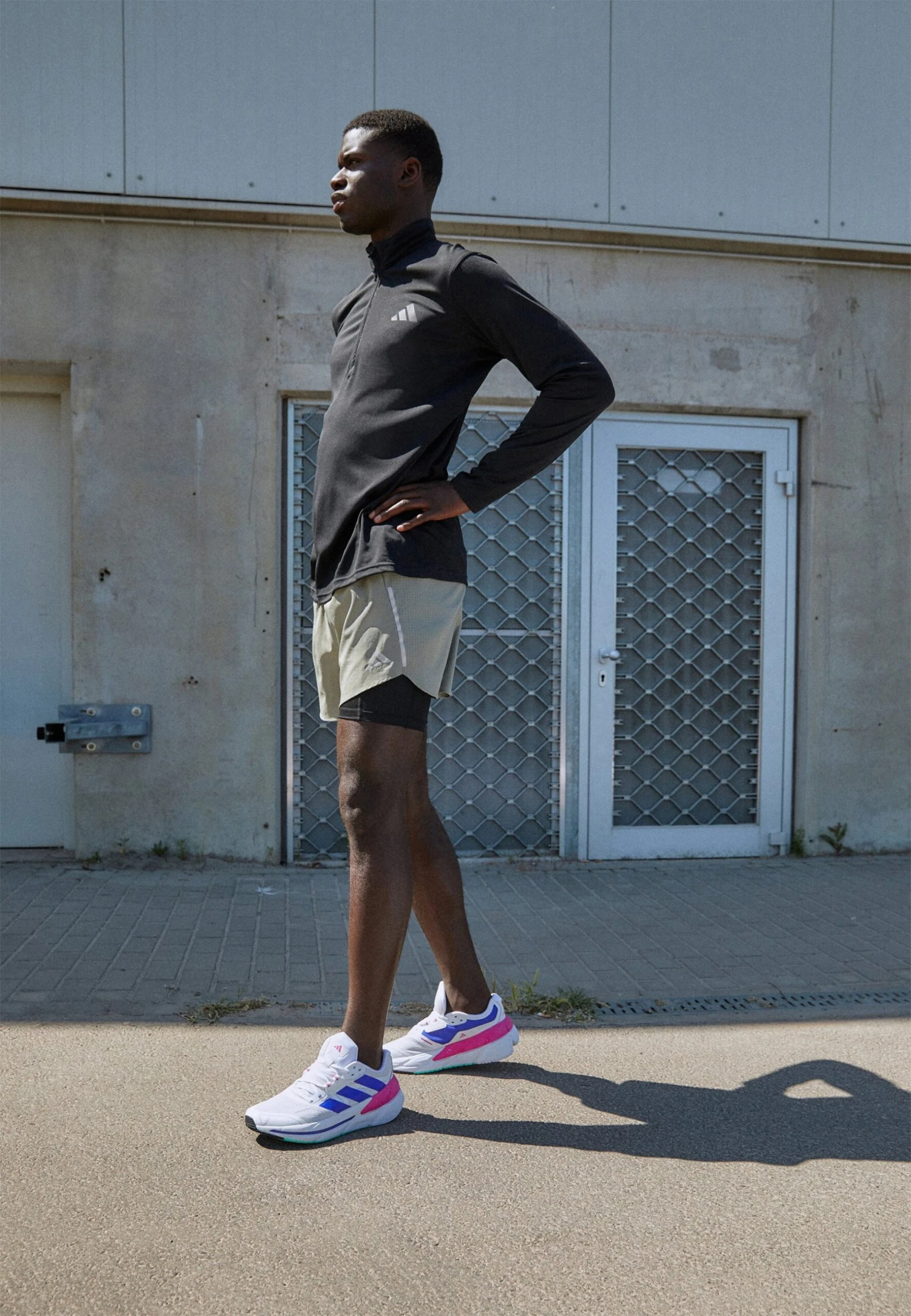 ADIDAS PERFORMANCE Adistar Cs- Stabilty Running Shoes - Footwear White/Lucid Blue/Lucid Fuchsia 5 ADIDAS PERFORMANCE Adistar Cs- Stabilty Running Shoes - Footwear White/Lucid Blue/Lucid Fuchsia - Image 3