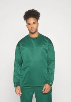 YOURTURN Unisex - Long Sleeved Top - Dark Green -Fashion Shop b86c1b40ef744c01aa282409438137bc