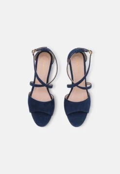 Anna Field Leather- High Heeled Sandals - Dark Blue 13 Anna Field Leather- High Heeled Sandals - Dark Blue -Fashion Shop bb9adf3cdcda48e8847bbbfb7f0a5f72