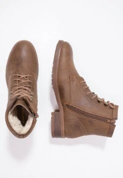 Anna Field Winter Boot - Lace-Up Ankle Boots - Coffee -Fashion Shop be01f28626204beb8ebc507c55715f3f