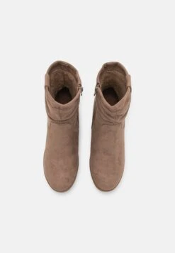 Anna Field Winter Boot - Wedge Ankle Boots - Taupe -Fashion Shop c19865a230df4857a80dfad1dea5855a