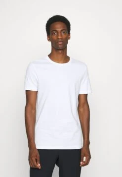 Pier One 5 Pack - Basic T-Shirt - White/Dark Grey/Black -Fashion Shop ccaba947dedd40308da766d1715b11fa