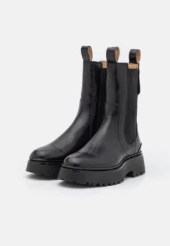 AllSaints Amber Boot - Platform Ankle Boots - Black 10 AllSaints Amber Boot - Platform Ankle Boots - Black -Fashion Shop cf8ec7bc3ef1424dadc23495af833ae0
