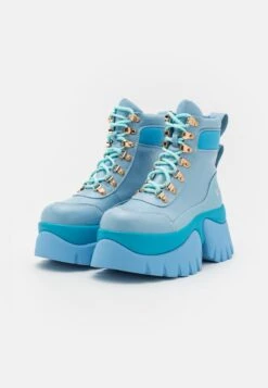KOI FOOTWEAR Melanie Martinez Crybaby Platform Boots - Platform Ankle Boots - Blue -Fashion Shop d18db353f1c34d99afa8b9ef4ceaee81