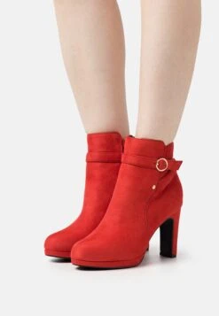 Ankle Boots - Red