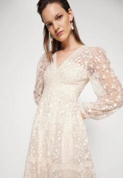 Needle & Thread Celestia Ribbon Mini Dress - Cocktail Dress / Party Dress - Champagne -Fashion Shop db77edac6cdc4c34a4a970bee33460b9