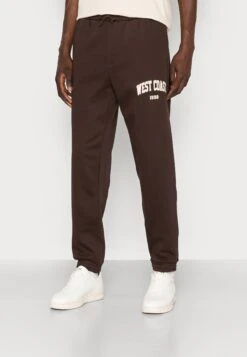 YOURTURN Unisex - Tracksuit Bottoms - Dark Brown