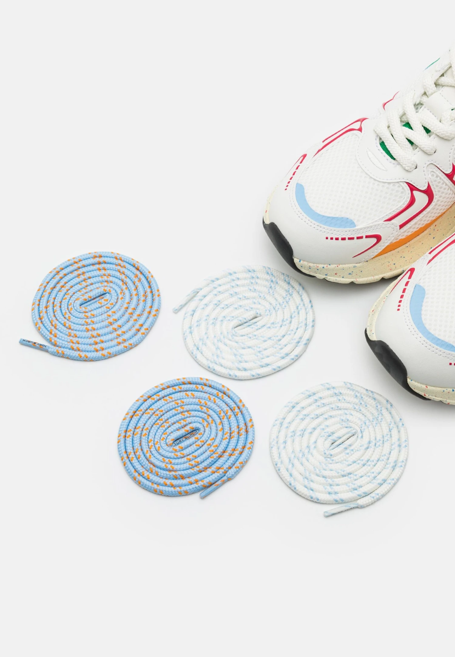 Tory Burch Good Luck Tech Trainer - Trainers - New Ivory/Green/Orange 9 Tory Burch Good Luck Tech Trainer - Trainers - New Ivory/Green/Orange - Image 7