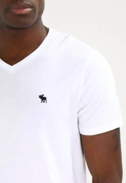 Abercrombie & Fitch Vneck 3 Pack - Basic T-Shirt - White/Black/Grey -Fashion Shop f54c439614614d88ae5ec876f859baca