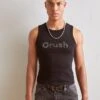 Jaded London Crush Rhinestone Vest Unisex - Top - Black -Fashion Shop fc2fbd45dd884721af7c6c4991a0c508