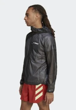 ADIDAS PERFORMANCE Terrex Agravic 2.5-Layer Rain - Waterproof Jacket - Black -Fashion Shop fe0434ff006a4421adb9a7ef55df3b0f