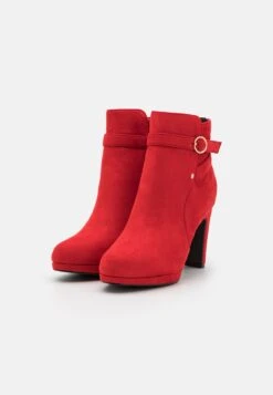 Ankle Boots - Red -Fashion Shop ff850c46f8f0405797bedaa3cdb3e4e9